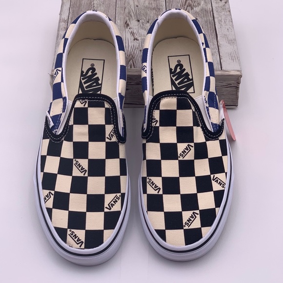 Vans Other - Vans Classic Slip-On ( Big Check) Black/Na…